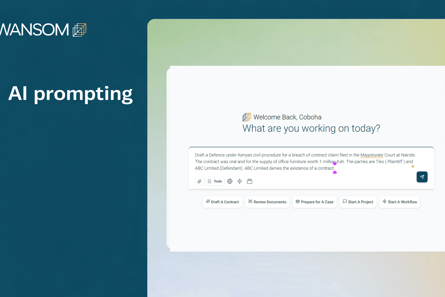 GUIDE TO EFFECTIVE PROMPTING FOR LAWYERS: HOW TO GET BETTER RESULTS FROM WANSOM AI
